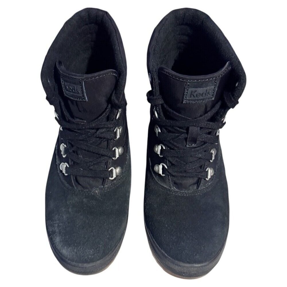 Keds woman's boots‎ size US 7 BLACK WH61068 HIKING SCOUT